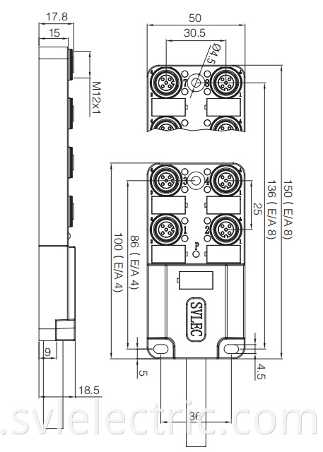 Junction Box with Cable